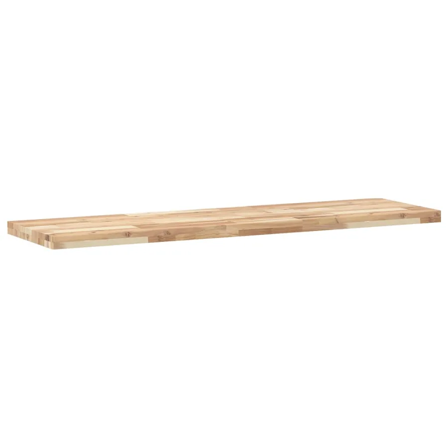 Dessus de meuble de salle de bain non traité bois d'acacia - 4