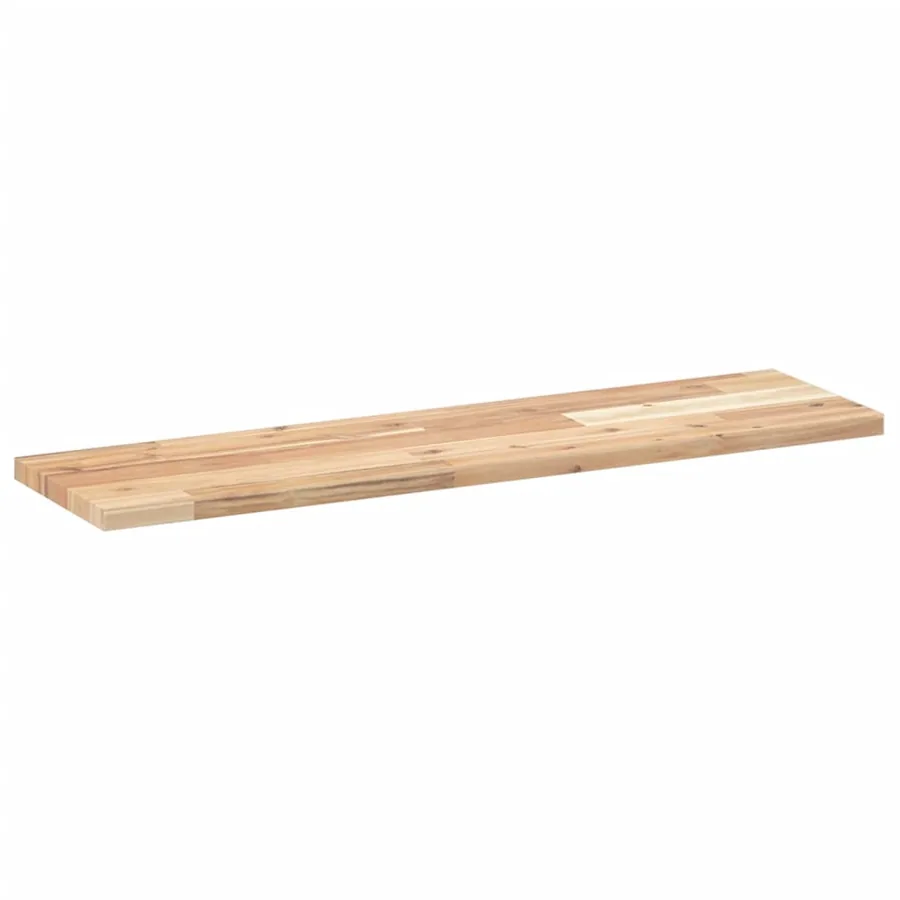 Étagères flottantes 4 pcs 80x20x2 cm acacia massif non traité - 3