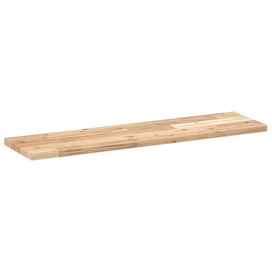 Étagères flottantes 4 pcs 80x20x2 cm acacia massif non traité - 6