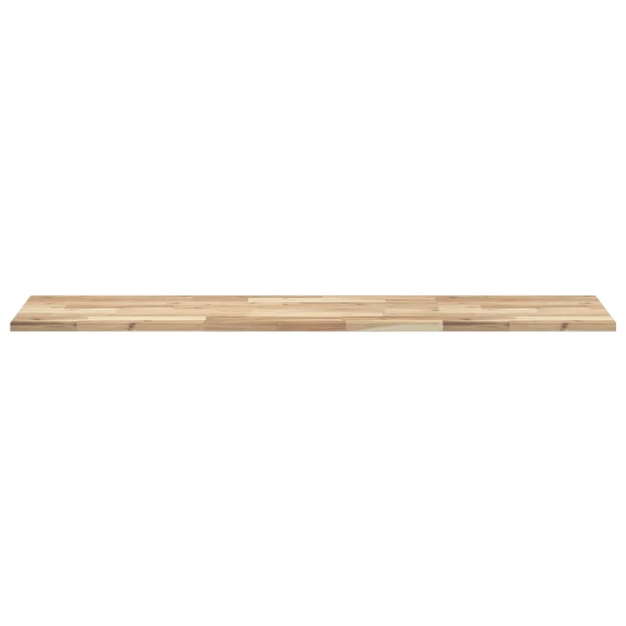 Dessus de meuble de salle de bain non traité bois d'acacia - 3