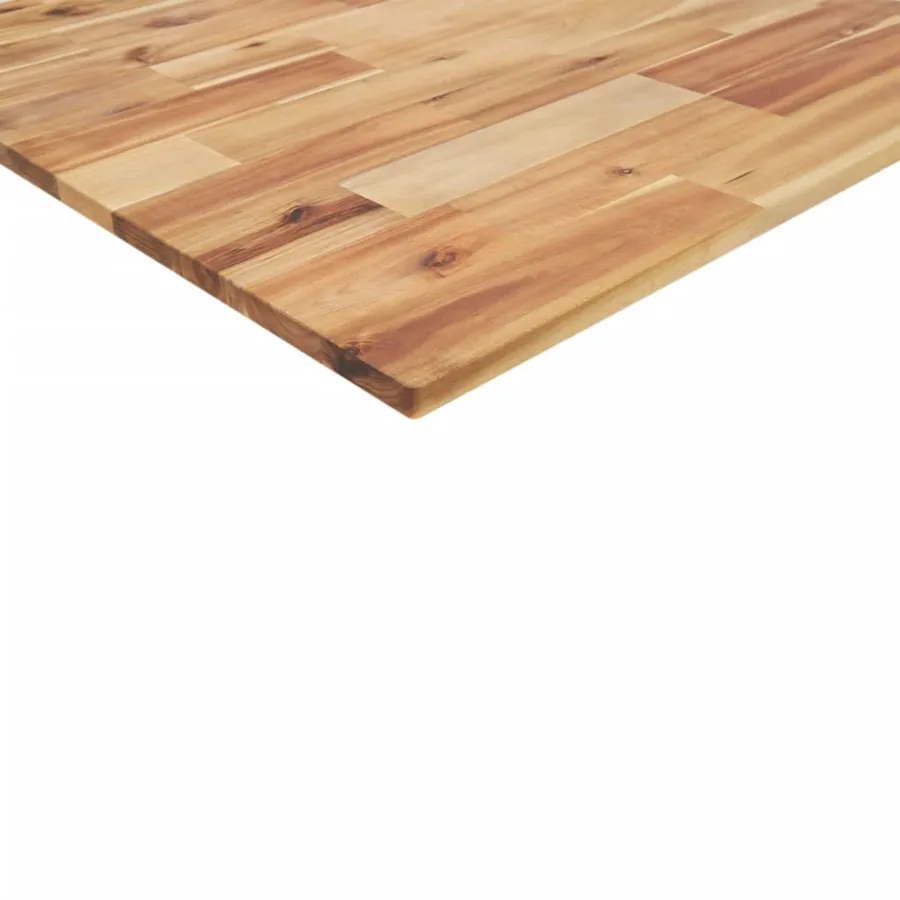 Étagère de vasque murale acier et bois massif d'acacia - 10