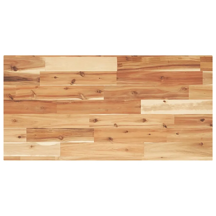 Étagère de vasque murale acier et bois massif d'acacia - 8
