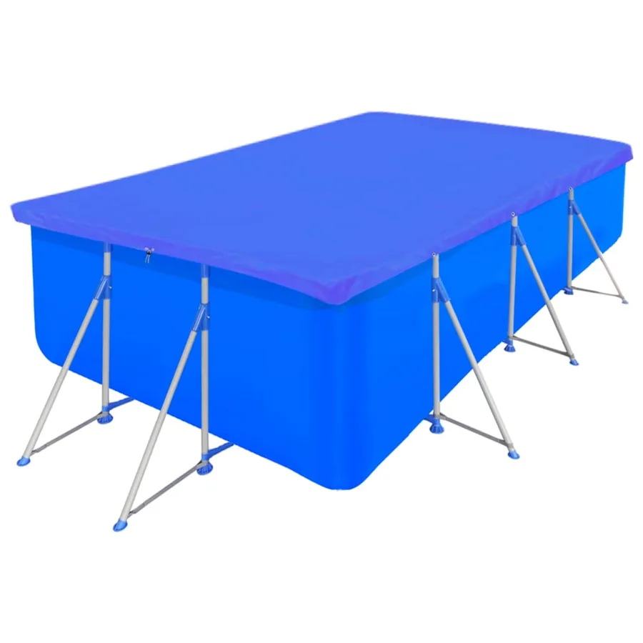 Couvertures de piscine 2 pcs PE Rectangulaire 90 g/m² 394x207cm - 2