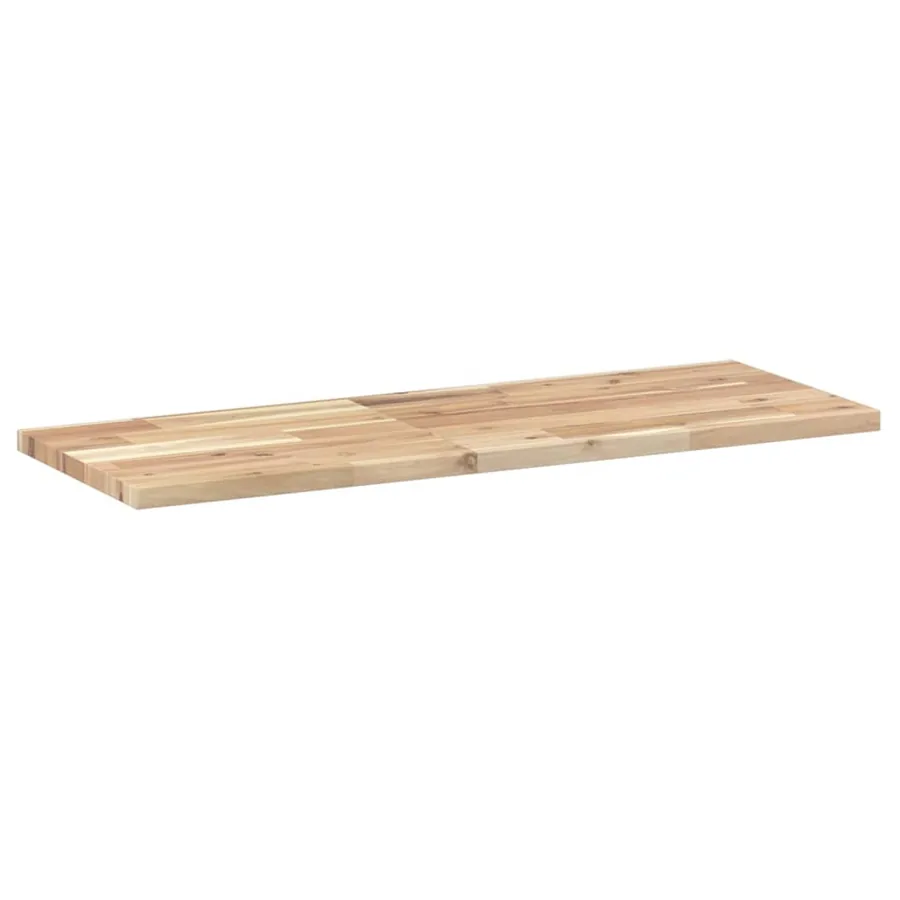 Étagères flottantes 4 pcs 100x30x2 cm acacia massif non traité - 6