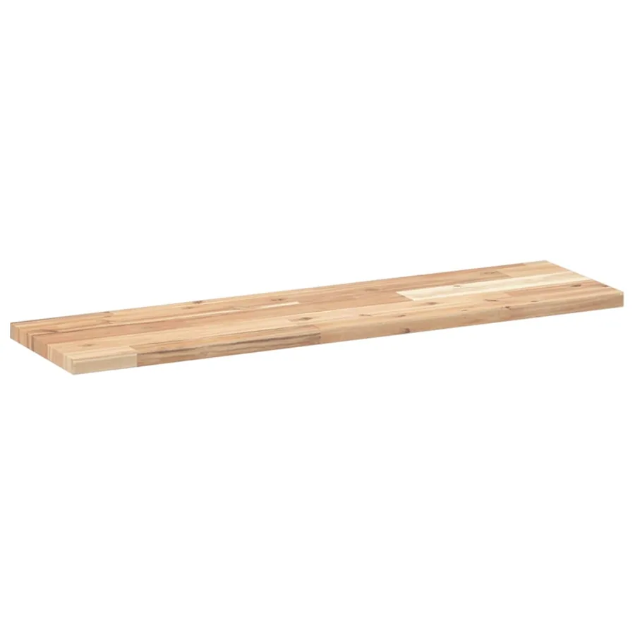 Étagères flottantes 2 pcs 80x20x2 cm acacia massif non traité - 6