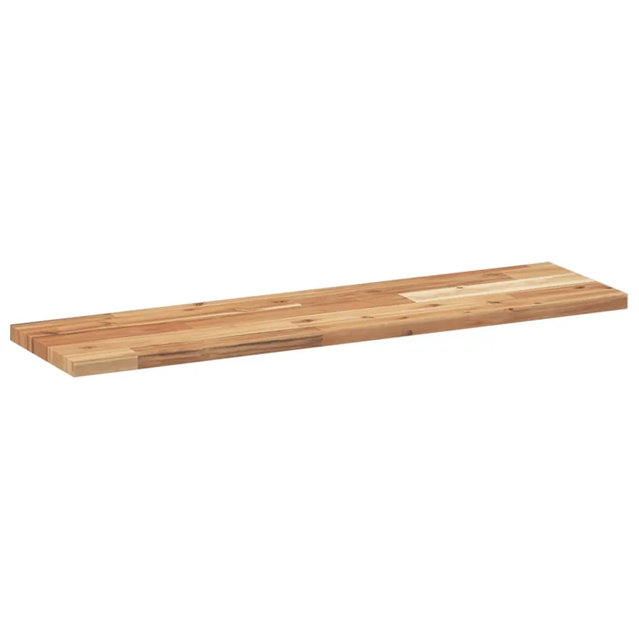 Étagères flottantes 3 pcs 80x20x2 cm acacia massif à l'huile - 3