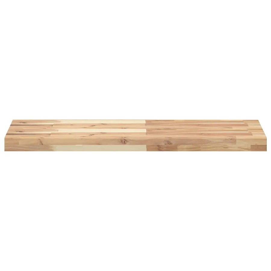 Étagères flottantes 2 pcs 100x30x4 cm acacia massif non traité - 4