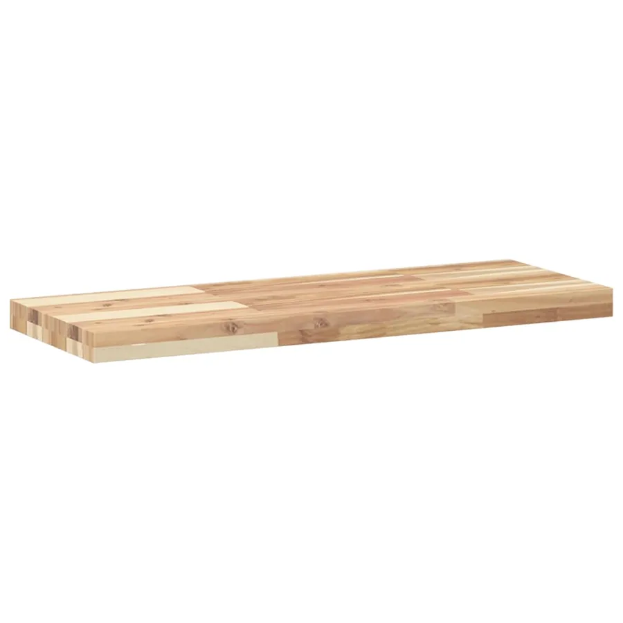 Étagères flottantes 2 pcs 100x30x4 cm acacia massif non traité - 6