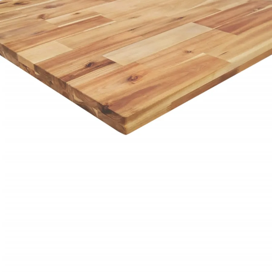 Étagère de vasque murale acier et bois massif d'acacia - 10