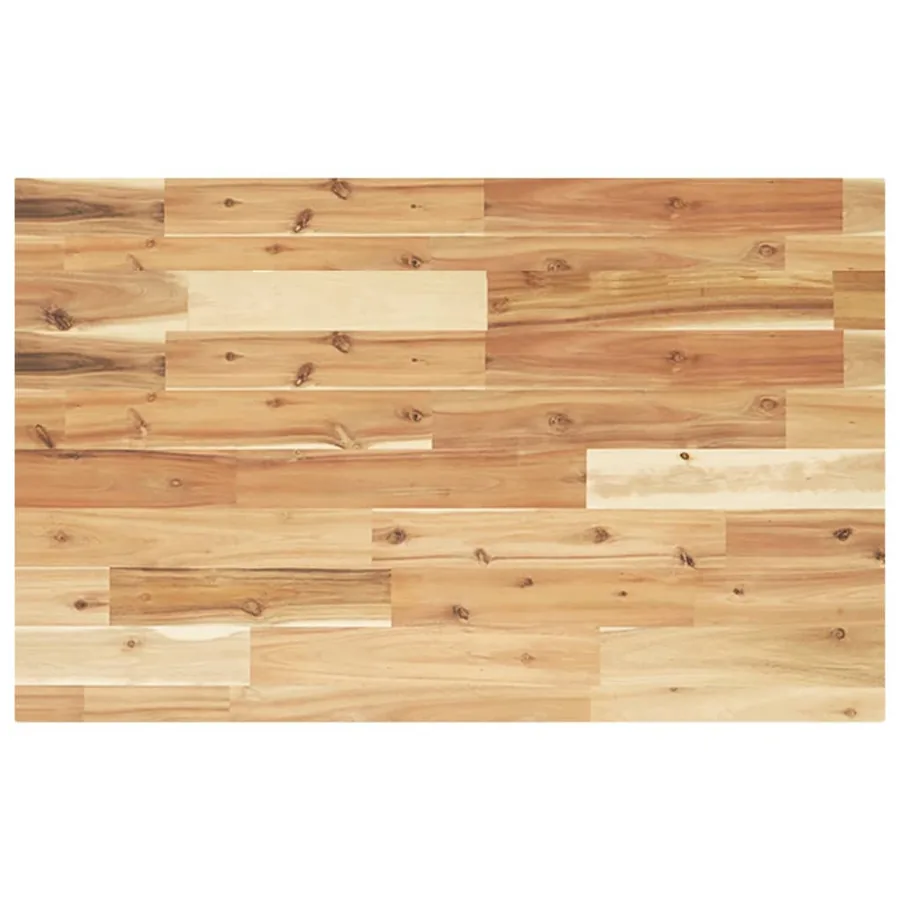 Étagère de vasque murale acier et bois massif d'acacia - 8
