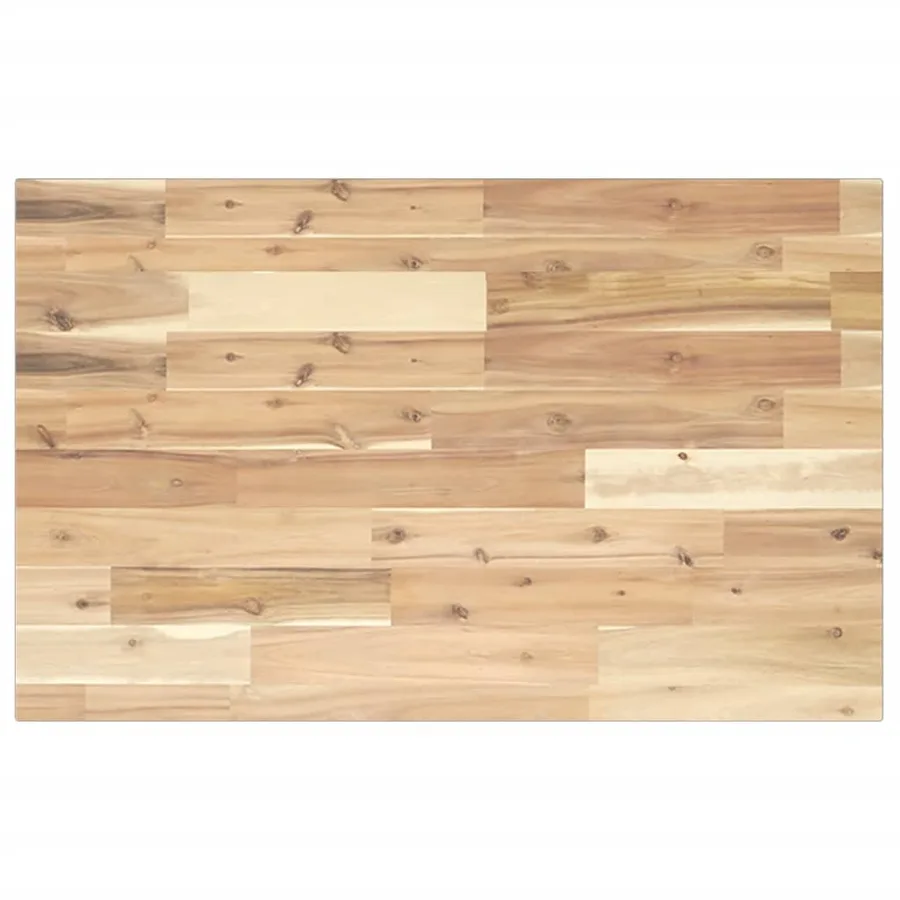 Étagère de vasque murale acier et bois massif d'acacia - 8