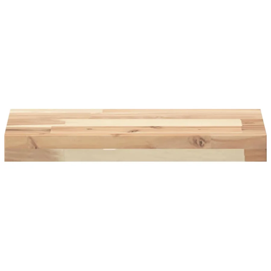 Étagères flottantes 2 pcs 40x20x4 cm acacia massif non traité - 4