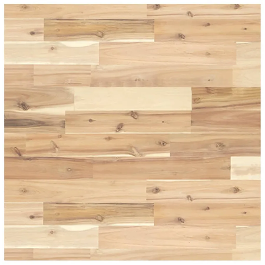 Étagère de vasque murale acier et bois massif d'acacia - 8
