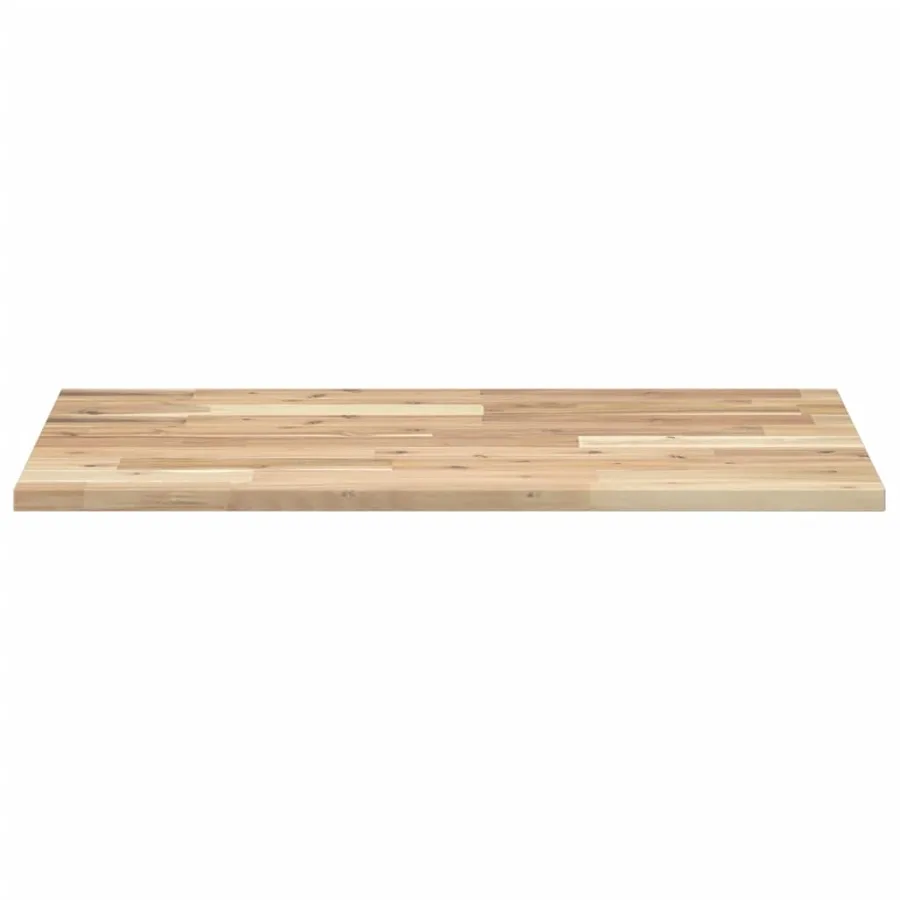 Dessus de meuble de salle de bain non traité bois d'acacia - 3