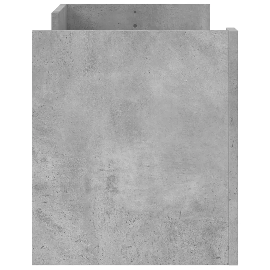 Meuble TV Gris béton 100x35x40 cm Bois d'ingénierie - 5