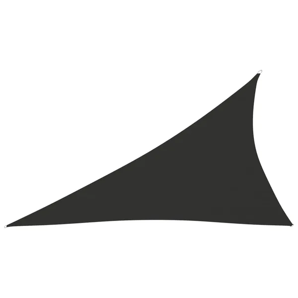 Sun shade sail oxford fabric triangular 4x5x6.4 m anthracite