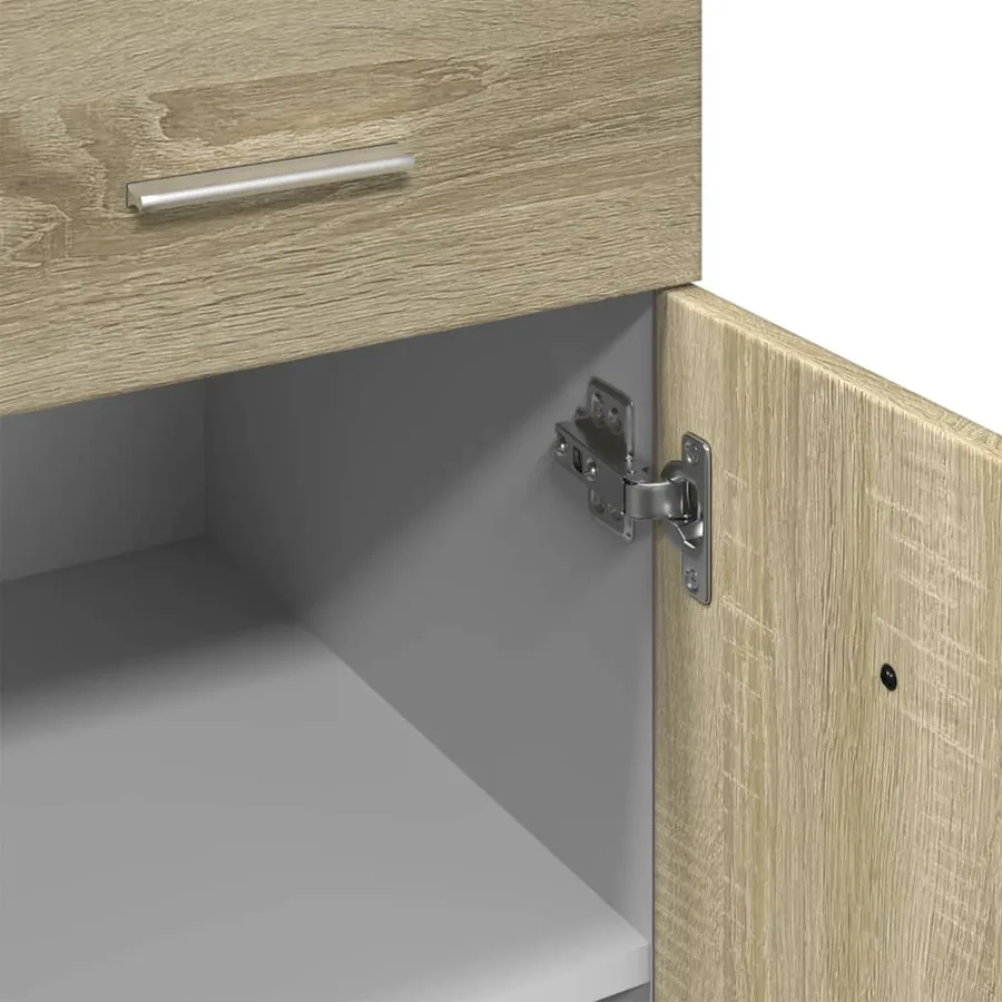 Armoire à tiroirs inférieure "Lyon" Chêne Sonoma 80 x 46 x 81,5 cm Bois d'ingénierie - 11