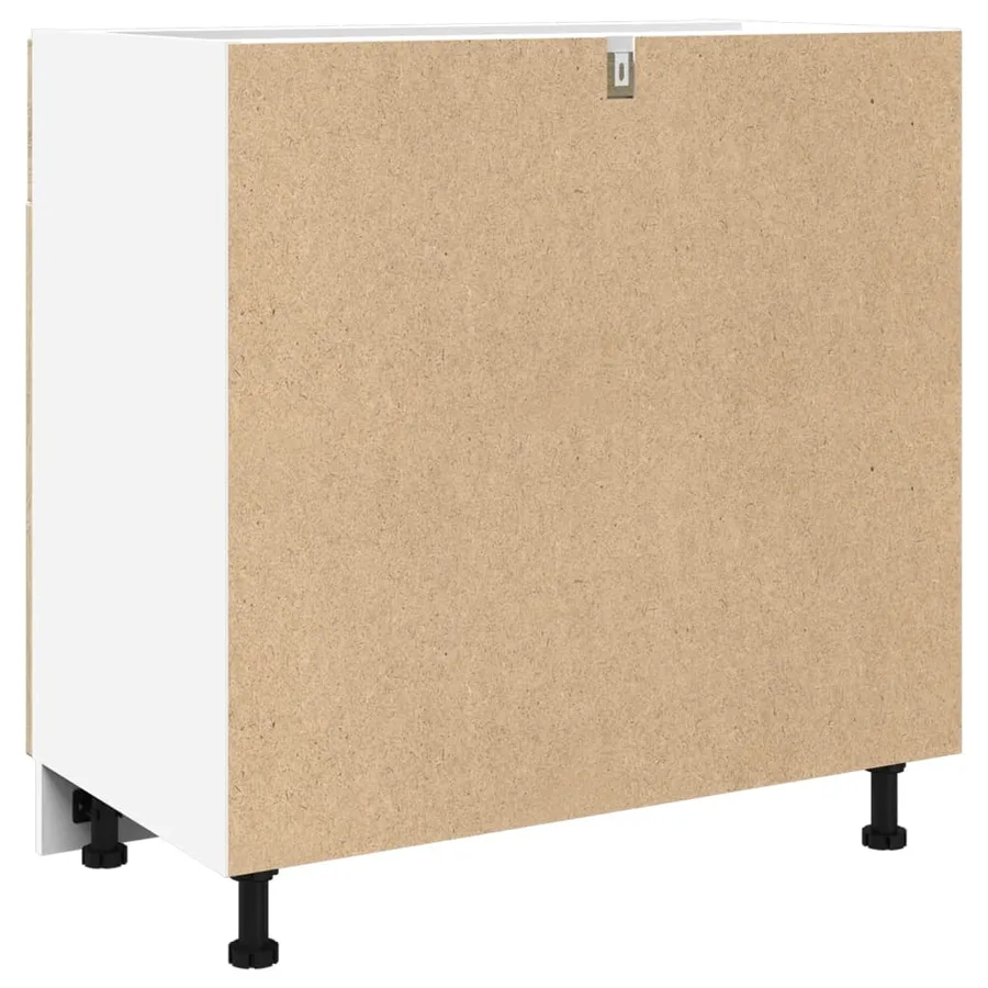 Armoire à tiroirs inférieure "Lyon" Chêne Sonoma 80 x 46 x 81,5 cm Bois d'ingénierie - 7