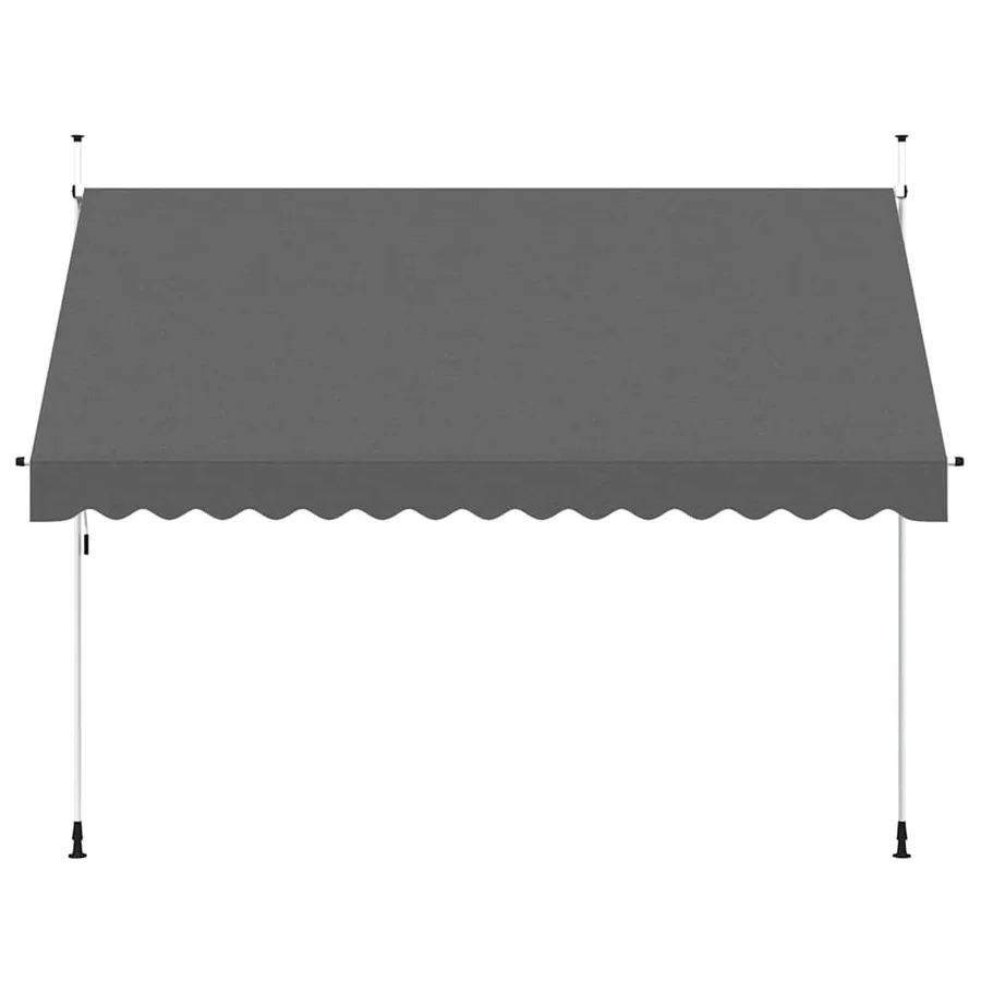 Auvent manuel rétractable 350 cm Anthracite - 3