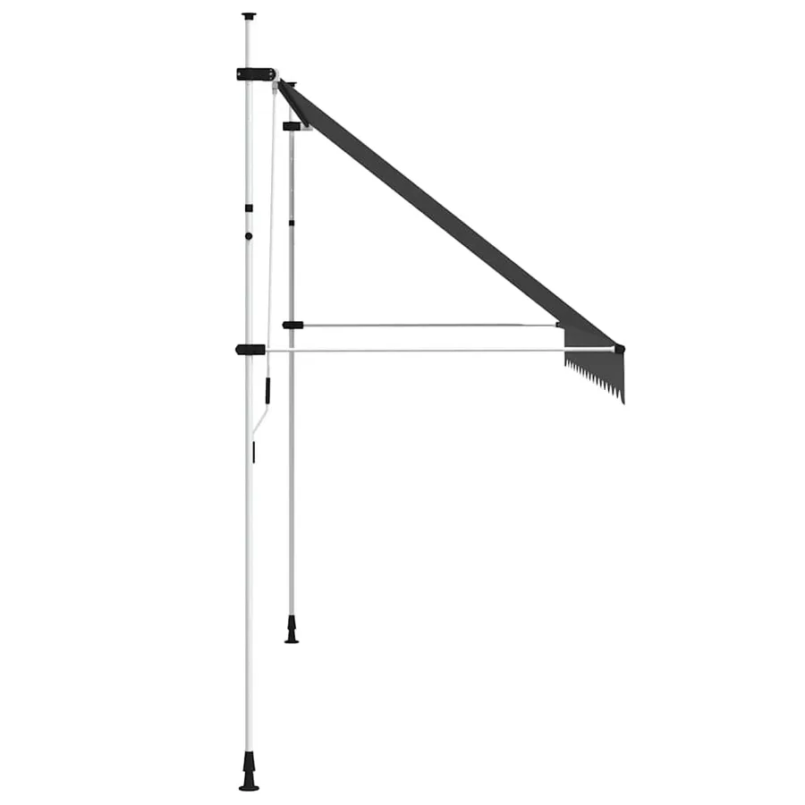 Auvent manuel rétractable 350 cm Anthracite - 4