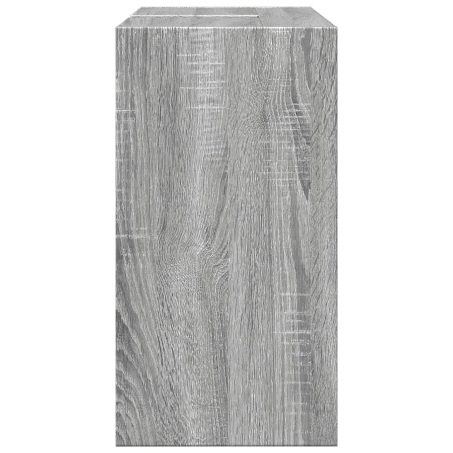 Armoire d'évier sonoma gris 63x29x55 cm bois d'ingénierie - 6