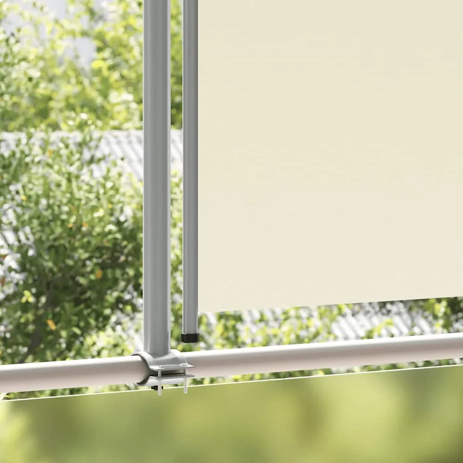 Auvent latéral rétractable de patio 160 x 300 cm Blanc cassé - 3
