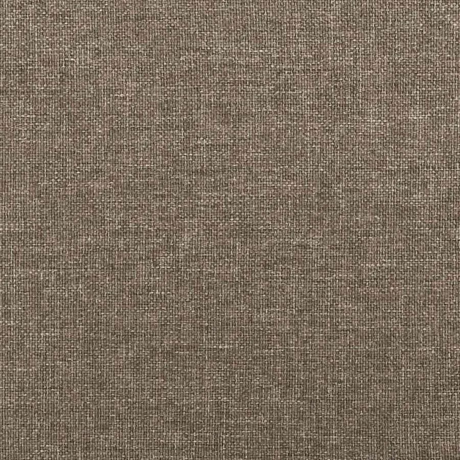 Sommier à lattes de lit avec matelas taupe 120x190 cm tissu - 9