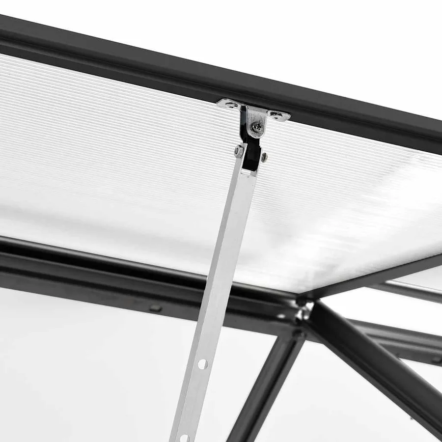 Greenhouse with base frame Anthracite Aluminium 4.75 m² - 7