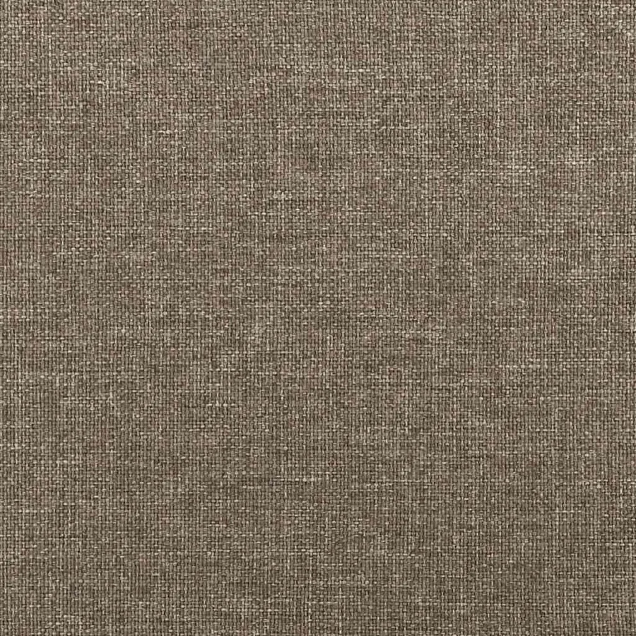 Sommier à lattes de lit avec matelas taupe 120x190 cm tissu - 9
