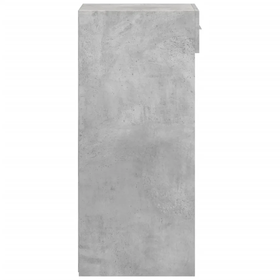Buffet gris béton 50x42,5x93 cm bois d'ingénierie - 5