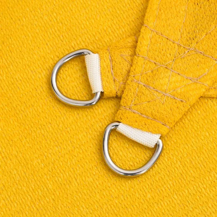 Voile d'ombrage 160 g/m² rectangulaire jaune 2x3,5 m PEHD - 5
