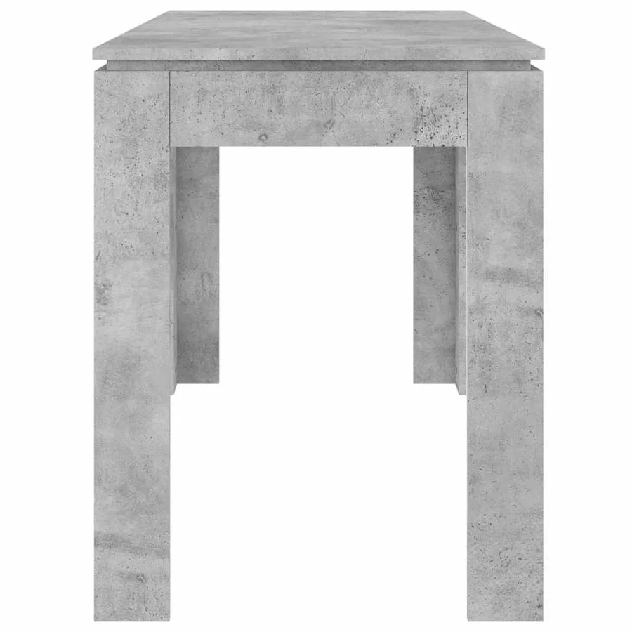 Table à manger Gris béton 120x60x76 cm Bois d'ingénierie - 5