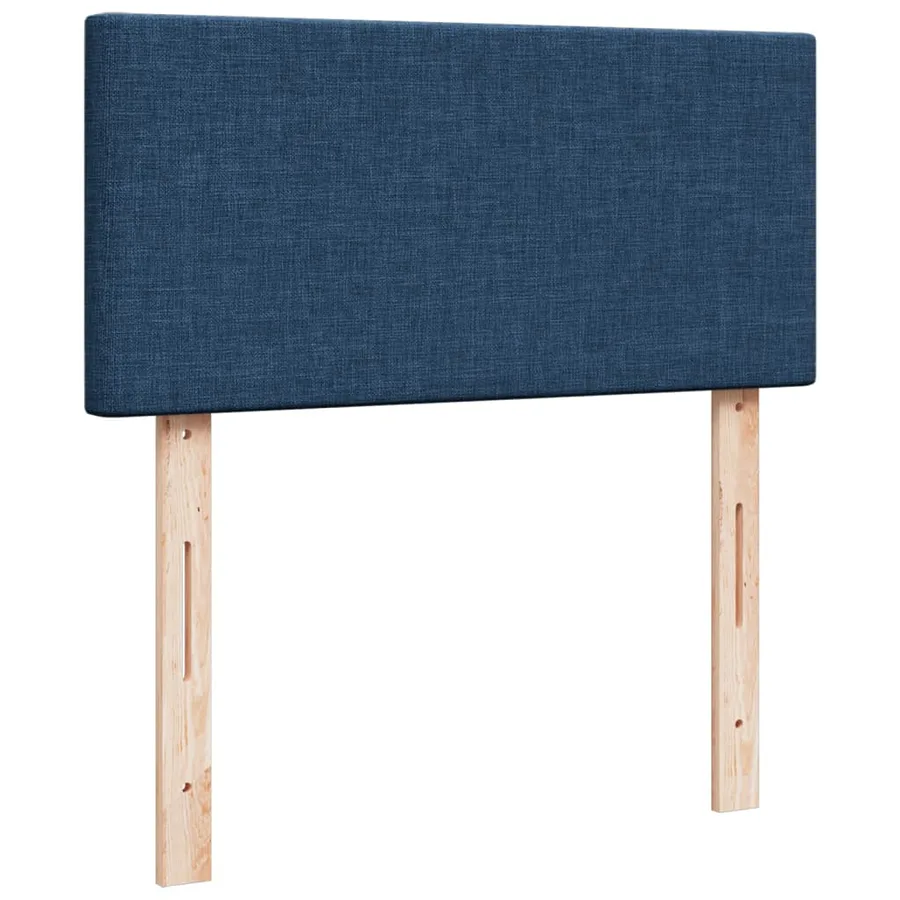 Sommier à lattes de lit avec matelas Bleu 80x200 cm Tissu - 7