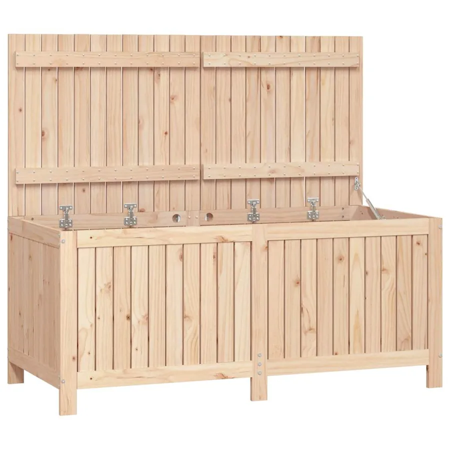 Boîte de rangement de jardin 147x68x64 cm Bois massif de pin - 2