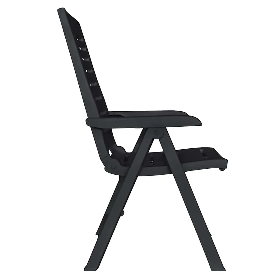 Ensemble à manger d'extérieur 9 pcs Plastique Anthracite - 4