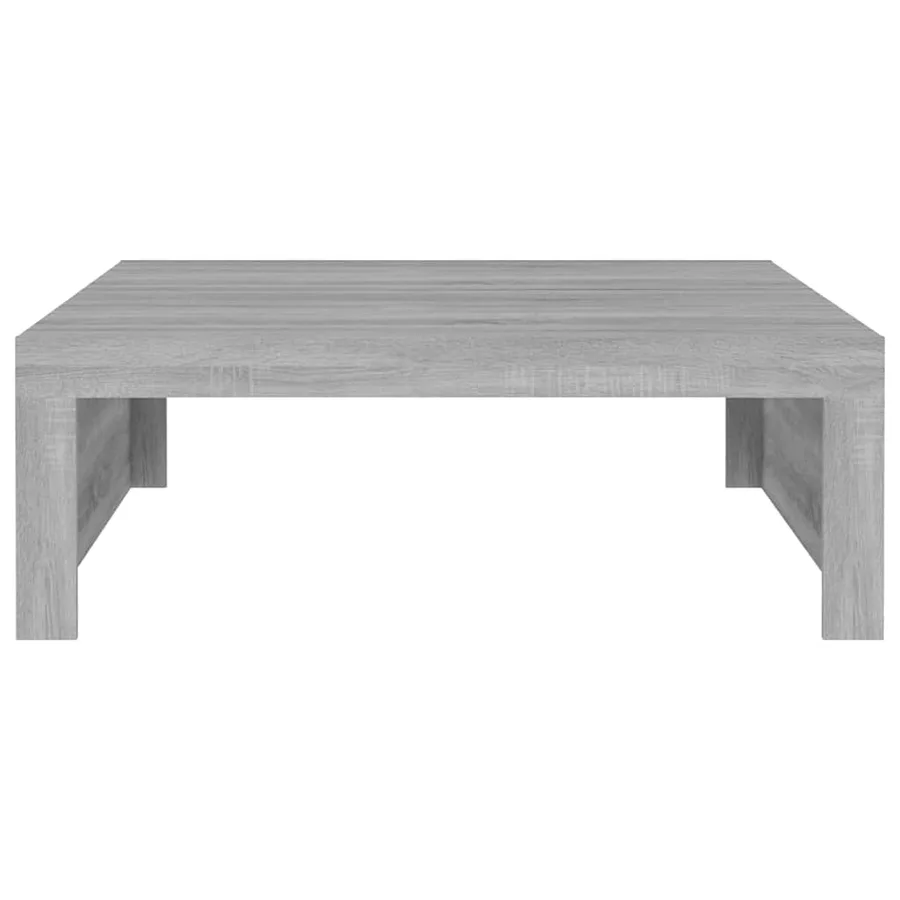 Table basse Sonoma gris 100x100x35 cm Bois d'ingénierie - 6
