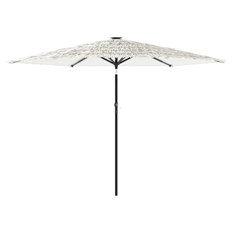 Parasol de jardin avec mât en acier blanc 288x288x225 cm - 2