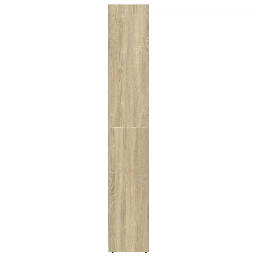 Armoire de salle de bain Chêne sonoma 30x30x183,5 cm Aggloméré - 5