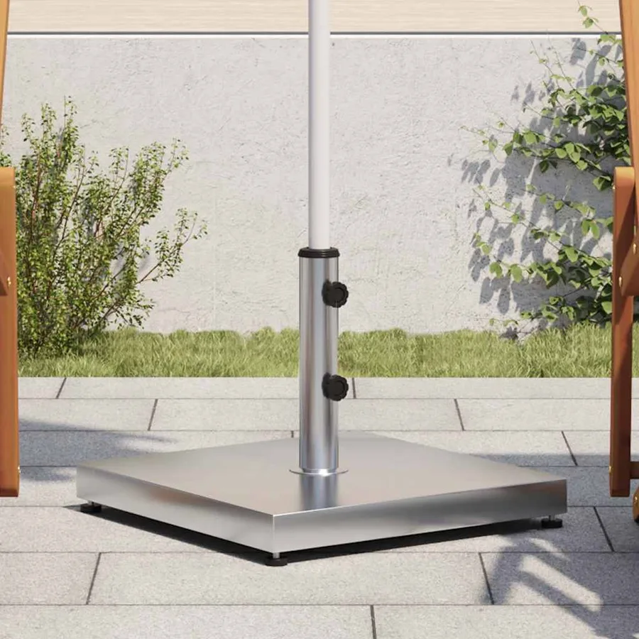 Base de parasol pour mâts Ø32/38/48 mm 28 kg carré - 2