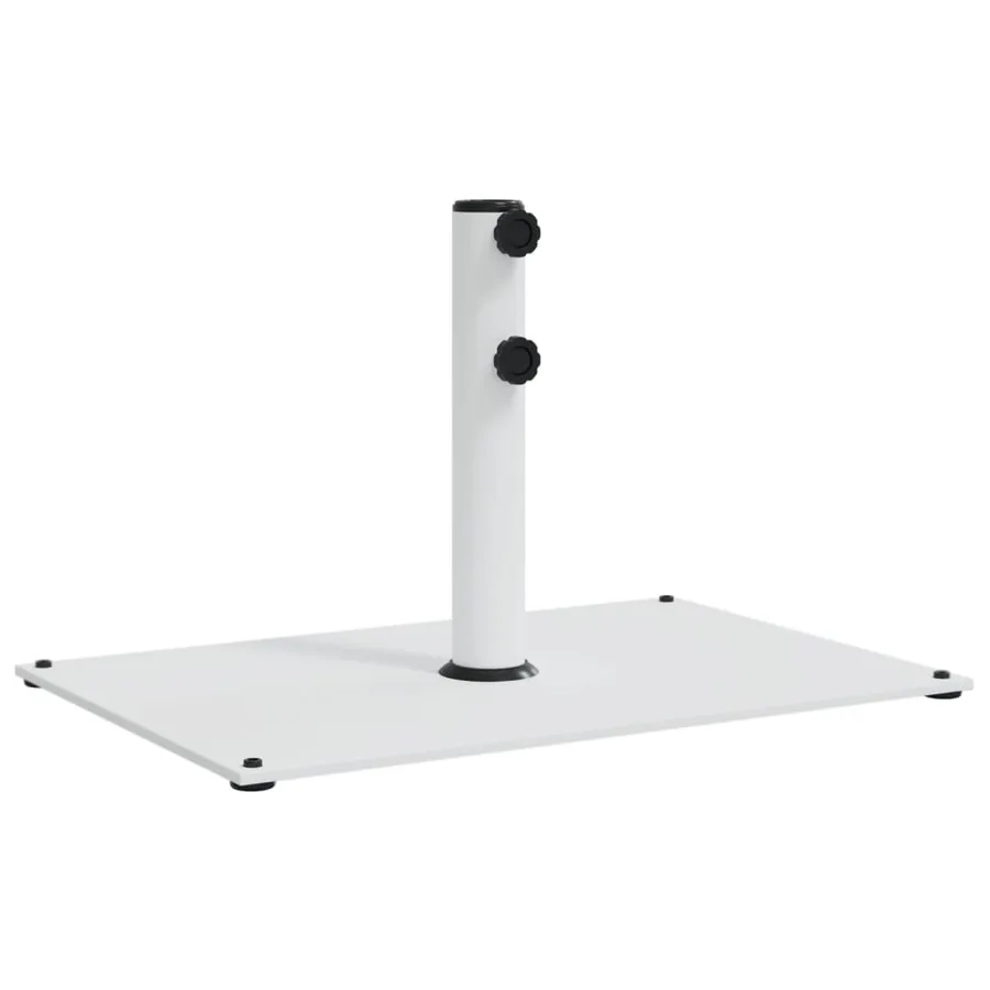 Base de parasol pour mâts Ø32/38/48 mm 15 kg rectangulaire - 2