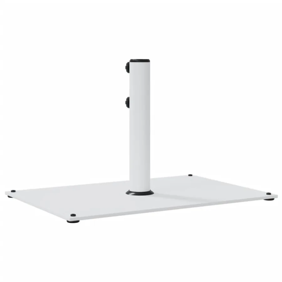 Base de parasol pour mâts Ø32/38/48 mm 15 kg rectangulaire - 6