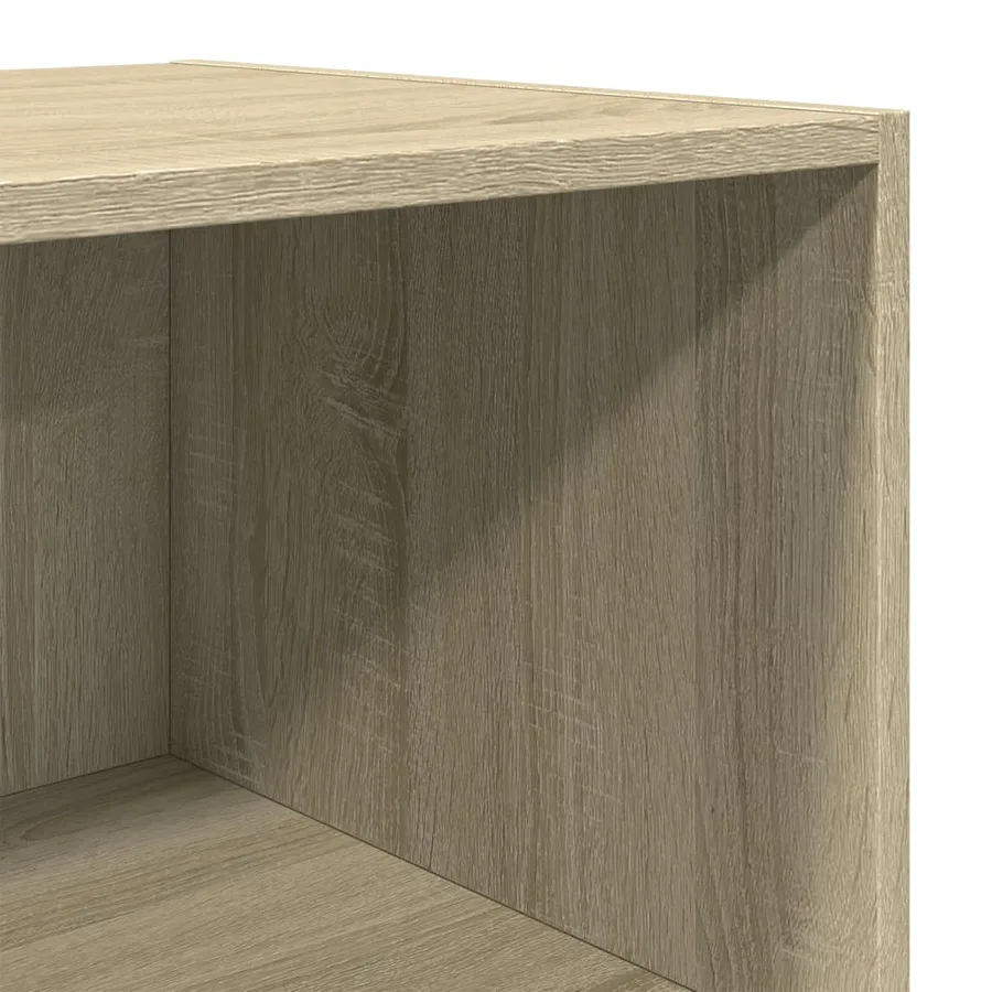 Buffet haut chêne sonoma 45x41x185 cm bois d'ingénierie - 7