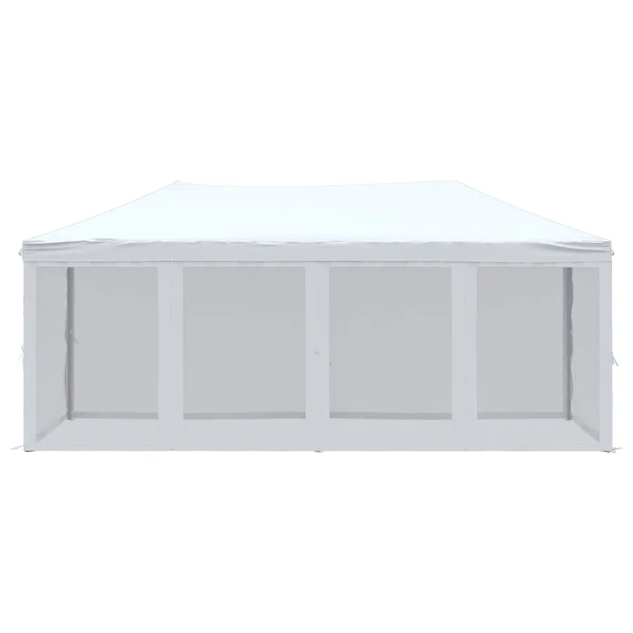 Folding party tent with side walls White 3x6 m - 3