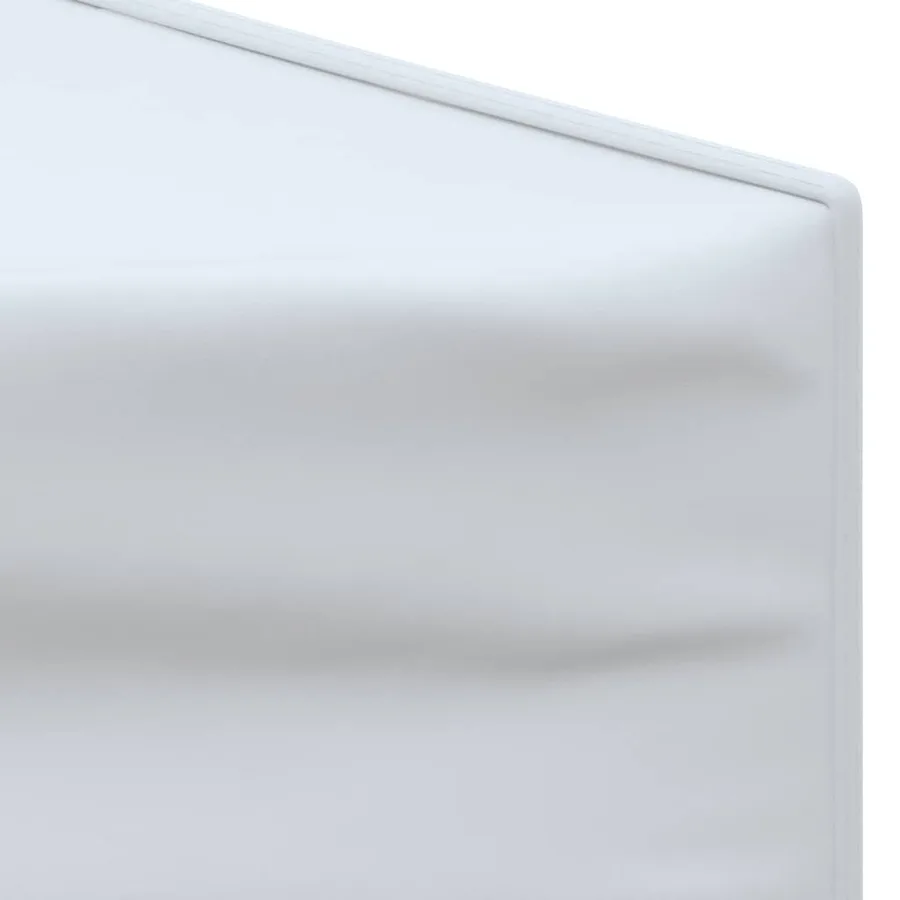 Tente de réception pliable avec parois Blanc 3x6 m - 7