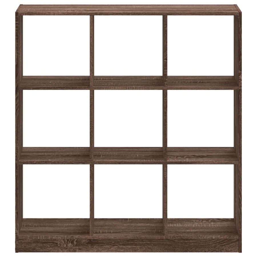 Bibliothèque chêne marron 102x32x108 cm bois d'ingénierie - 4