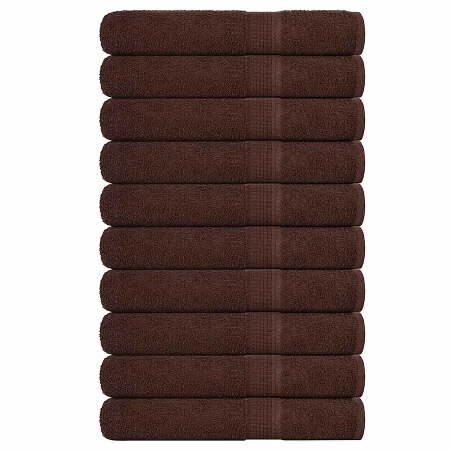 Serviettes FROGN 10 pcs marron 100x200 cm 360 g/m²