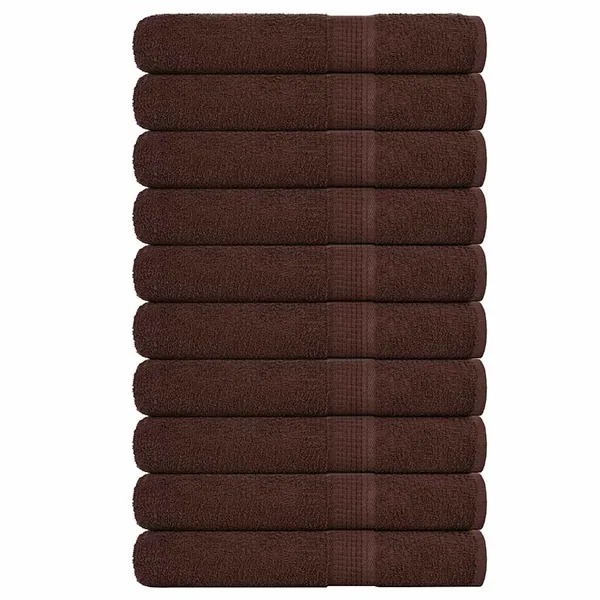 Serviettes FROGN 10 pcs marron 100x200 cm 360 g/m²