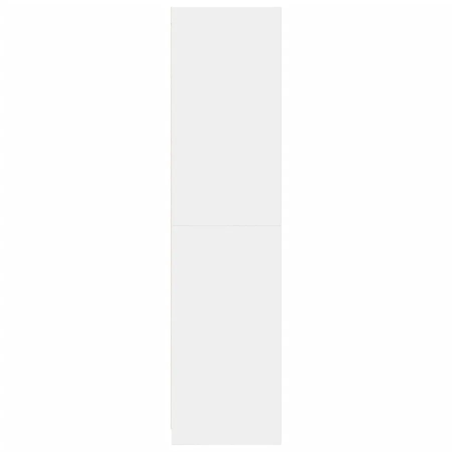 Garde-robe Blanc 100x50x200 cm Bois d'ingénierie - 5