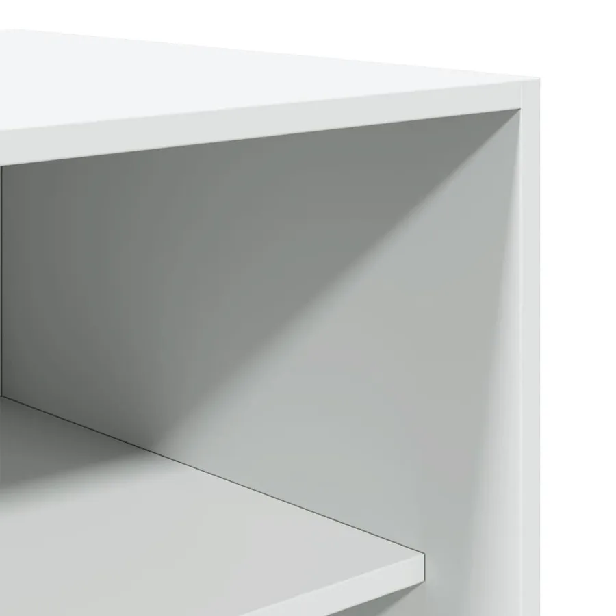Garde-robe Blanc 100x50x200 cm Bois d'ingénierie - 7