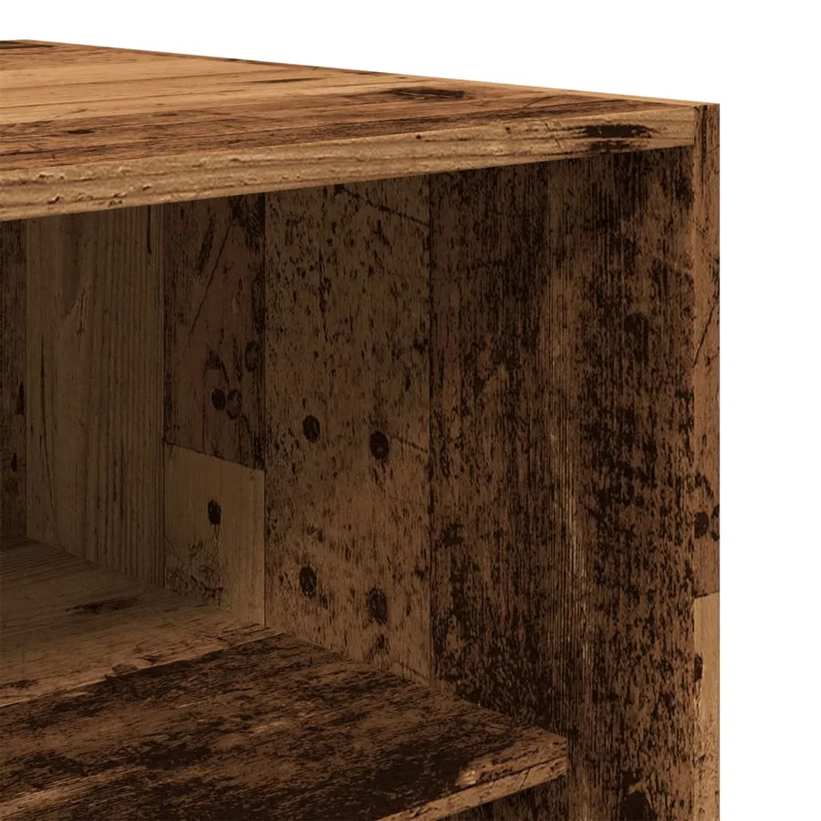 Garde-robe vieux bois 100x50x200 cm bois d'ingénierie - 7